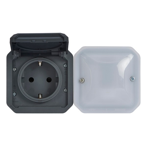 LEGRAND, Plexo New Connected Wet Room Socket, Smart Home, Surface-Mounted