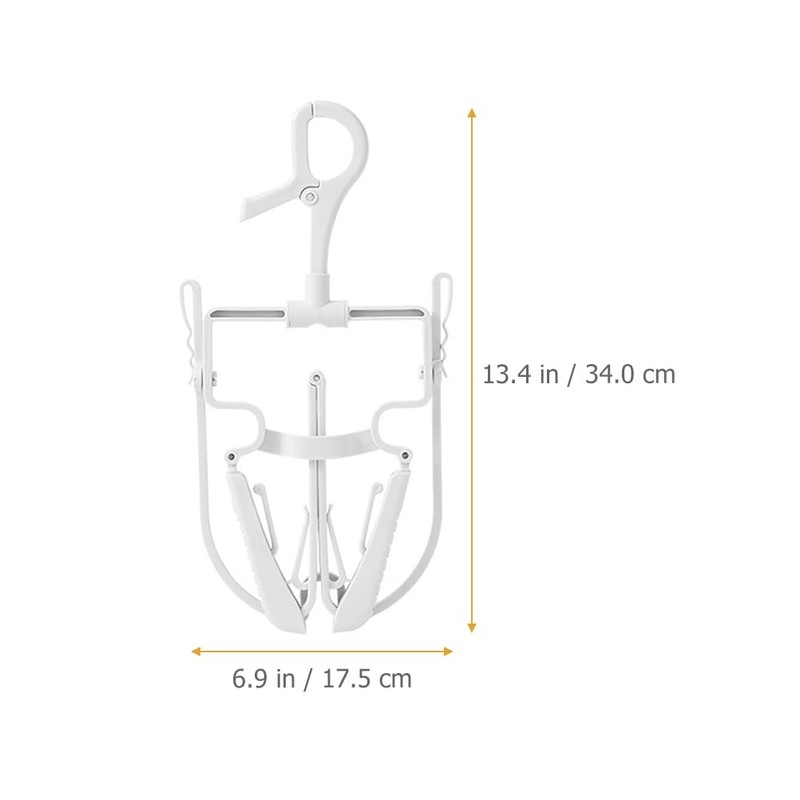 Ciieeo 2 Pcs Foldable Hanger with Hood Clip Hanger Parker