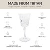 BELLAFORTE Shatterproof Tritan Wine Glass, Set of 4, 10oz -