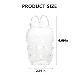 KBBYT Clear Acrylic Display Case for 17cm Dolls - Protective Cover for Collectibles, Dust Resistant Doll Storage Box, Fits Have a Seat Figure, Ideal for Shelf Display/Convention Travel (Sitting 02)