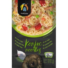 Hethstia Shirataki Konjac Noodle- Spaghetti Pasta Alternative, Zero Carbs/Calories, Gluten/Soy Free, Keto/Vegan Friendly (9)