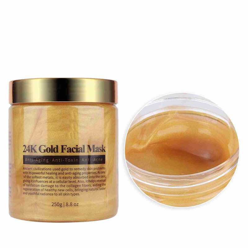 MELAO Gold Collagen Facial Mask Blackhead Removal Exfoliator Anti aging