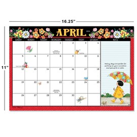 Current 2026-2027 Mary Englebreit Desk Calendar Pad, 11-Inch x 16-1/4-Inch Size, Large 24-Month Bookstore-Quality Calendars for Kitchen & Office