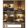 EZVALO 5 Pack Under Cabinet Lighting, Rechargeable Motion Sensor Light,