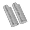 2 Pcs Lighter Case Zinc Alloy Vintage Floral Stamped Classical