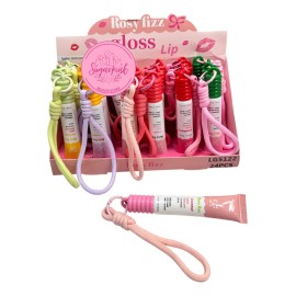 Lip Gloss Llavero Intercambiable Kawai Mayoreo 24 Pz