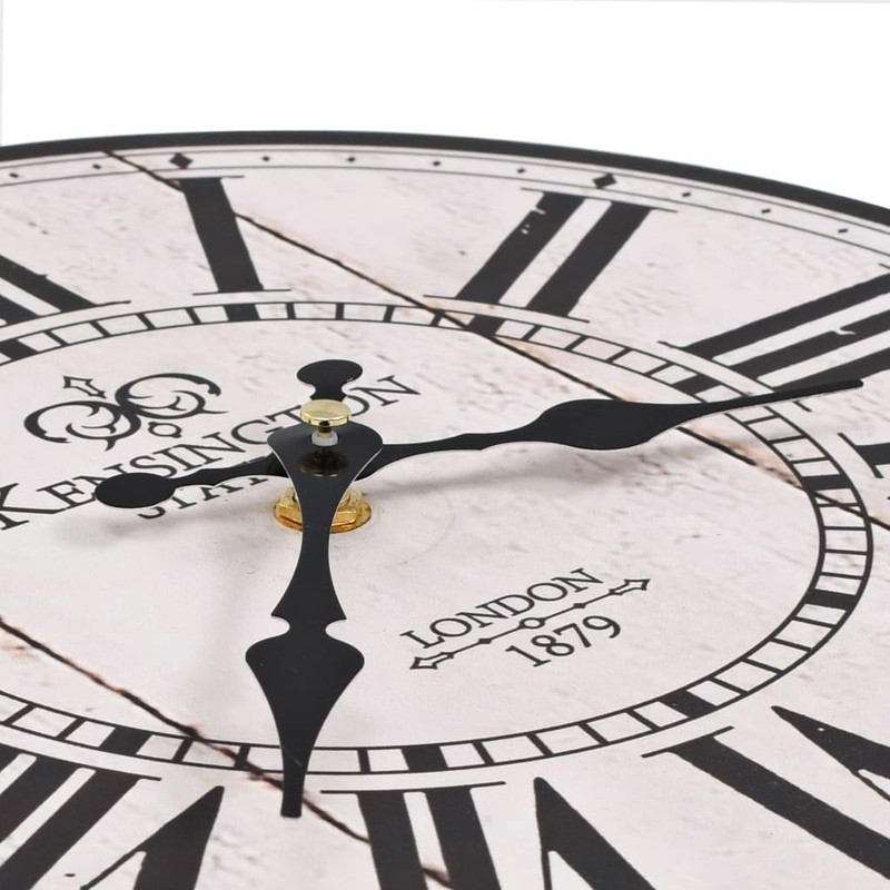 vidaXL Vintage Wall Clock Antique Large Dial Design Retro Analogue