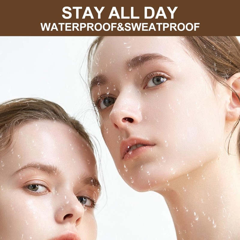 Waterproof Eyebrow Gel, Semi-Permanent Eyebrow Tint & Tattoo Brow for