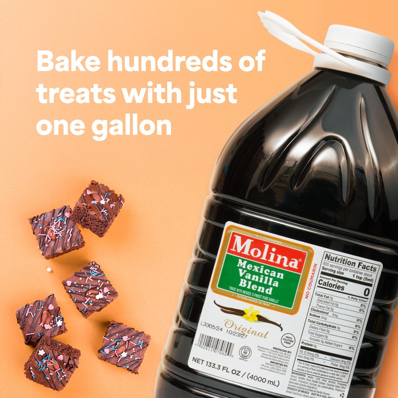 Molina Vanilla Blend 135.3oz (4l /1 gal)