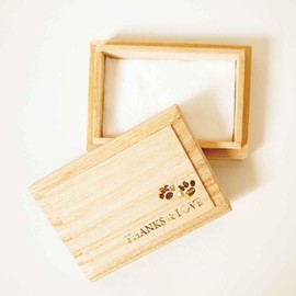 Paw Design Foil Stamped Paulownia Box (Square) Cotton, Organza Bag, Mini Zipper Bag, 2 Clear Name Stickers Included, Pet Memorial for Dog and Cat Relics, Ashes, Hair, Beard, Teeth, Milk Teeth and