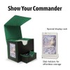 BKTSUNAM Commander - Caja de cubierta para MTG con bandeja