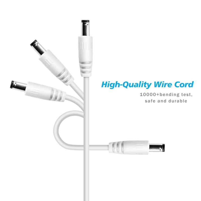 USB to DC 5V Power Cord, Universal DC 5.5x2.1mm Charging