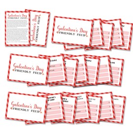 Galentine's Day Friendly Feud Game Set, Galentine's Day Game Supplies, Galentine's Day Games for Adults and Teens, Feud Quiz, Galentine's Day Group Game, Fun game party, Fun Holiday Game - SC002
