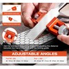 Honing Guide for Woodworking,Honing Steel Center Sharpening Holder,Complete Sharpening System
