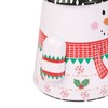 Christmas Candy Iron Box Roly Poly Design Santa Claus Snowman