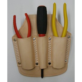 Kozuchi SP-23 Nume Leather Pliers Holder for 8 Inches, 3 Pieces, Double Sewing