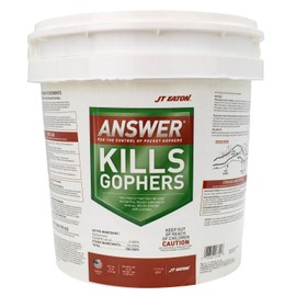 Answer Pocket Gopher Control Bait – 10 lbs Bulk Rodenticide for Effective Pocket Gopher Management, Long-Lasting and Easy-to-Use Solution