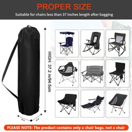 Large Camping Chair Bags Replacement for Coleman, Camp Folding Chair Bags