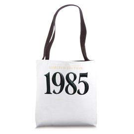 40th Birthday Man Woman 40 Years 1985 Decorative Funny Gift Tote Bag