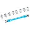 Motorcycle Spoke Wrench CNC Spanner Set 5.0‑6.8 Length 93mm/3.7in for