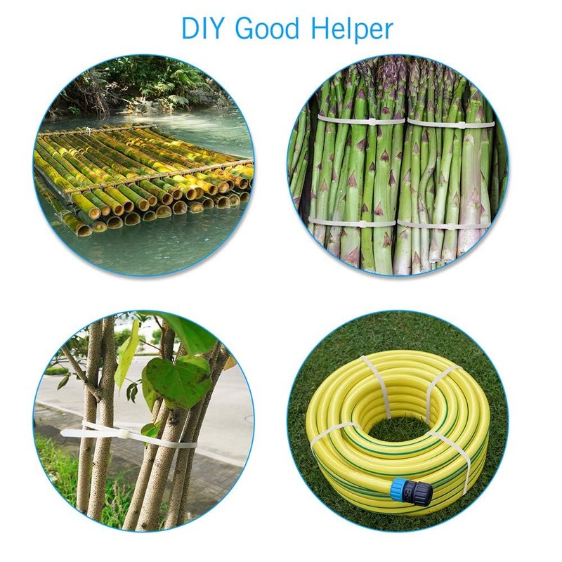 Cable Ties Heavy Duty 600mm×9mm, 100 Pcs Self-Locking Long Tie
