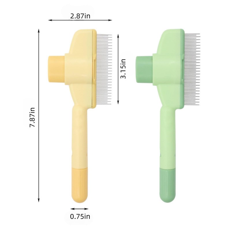 2 Pack Stainless Steel Flea Comb for Dogs & Cats
