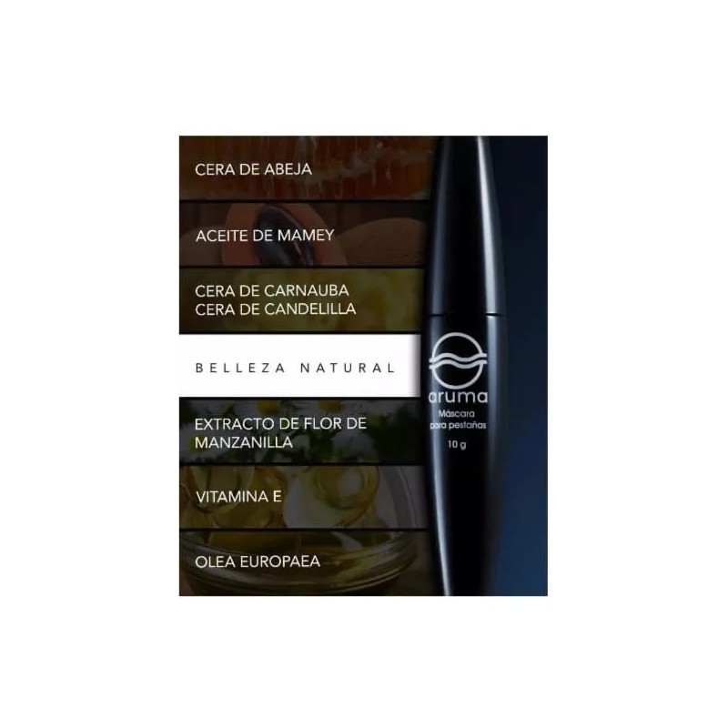 Rimel Con Ingredientes Naturales Aruma Negro