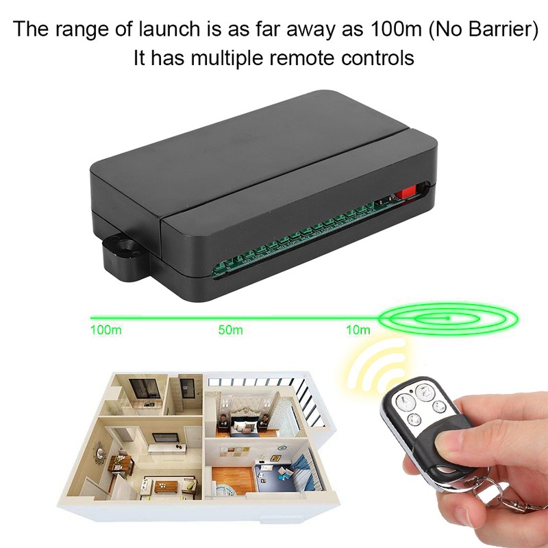 Wide Voltage Four Ways Light Remote Control Switch AC Long