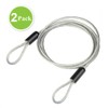 TSSS 2 PCS 2 Meters Security Cable Luggage Lock Safety