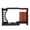 Camera Cage with Wooden Handle for Alpha A7C ILCE 7C