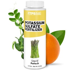 Potassium Sulfate Fertilizer, Premium Potassium and Sulfur Plant Nutrient Blend, 8 oz (250mL)