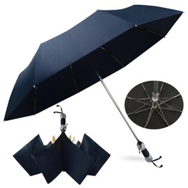 FWTBOOM Windproof Travel Compact Umbrellas for Rain-Compact Folding Umbrella, Travel Umbrella Compact, Small Portable Windproof and Hands-Free Type Umbrellas for Men Women Kid Teenage