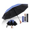[WanderMore] Men's Folding Parasol, Large Size, Reverse Folding Umbrella, For
