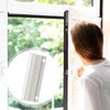 CroBlissful 4 Sets Hinge Leaf for Aluminum Doors - White