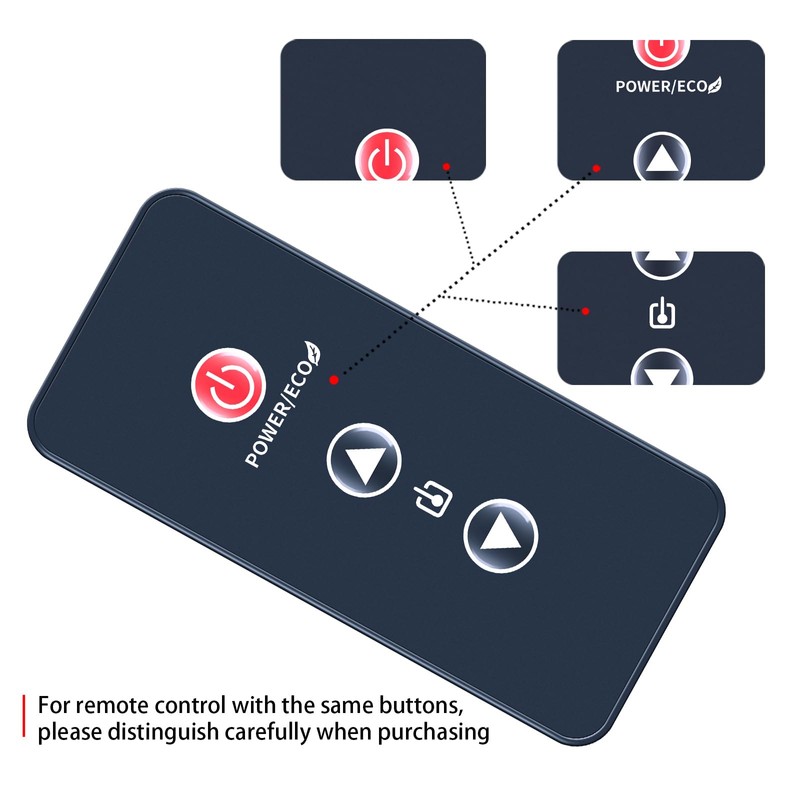 ZWP Replacement Remote Control for AMZ Basics Portable Space Heater
