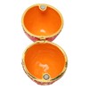 Egg Style Jewelry Trinket Box Zinc Alloy Hand Painted Enameled