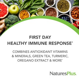NaturesPlus AgeLoss First Day Healthy Immune Response - 90 Tablets - Vegetarian, Gluten Free - 30 Servings