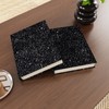 CRE8TIVE 8"x80" Black Chunky Glitter Wallpaper Border Peel and Stick