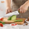 DAJLFA 3PCS Kitchen Knives, Stainless Steel Knife Set With Sheath,