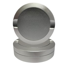 GAMEMEN Snus Can for ZYN, Snus Cans Aluminum 3 Layers Snuffbox CNC Metal for Snus Packaging (Silver)