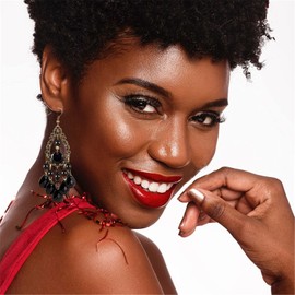 ONLYJUMP Long Retro Tassel Waterdrop Earrings for Women Fashion Bohemian Boho Hollow with Stone Vintage Statement Black Big Hanging Ethnic Dangle Earrings (Waterdrop Tassel)