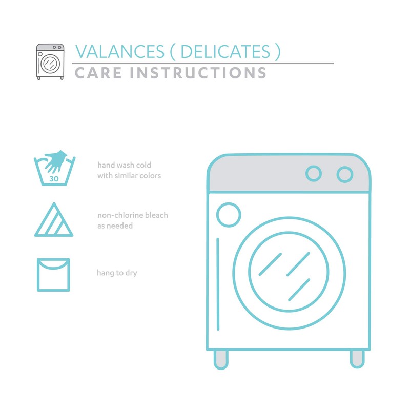 Lush Décor Lush Decor, 14” x 70”, Blush Gigi Valance