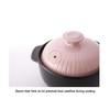 Kitchen Flower Lucia Natural Glazed Ceramic Porcelain Cookware Hot Pot