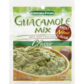 1oz Concord Foods Guacamole Mix Classic, Mild Flavor (Pack of 2)