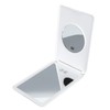 LED Makeup Mirror 3X Magnifying Lighted Compact Rechargeable Portable for