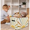 FDHSPAAM Boho Rainbow Sunshine Storage Bins Box with Handles, Abstract