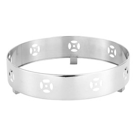 Cabilock 1pc Gas Stove Windshield Gas Burner Cooktop Range Pan Holder Pot Holder Stove Trivet Gas Stove Grates Stove Rack Wok Stove Wind Cover Stainless Steel Ring Holder Non-Slip