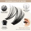 Bransfy 252pcs 80D+100D Thick Volume Eyelashes Clusters Natural Eyelash Extensions