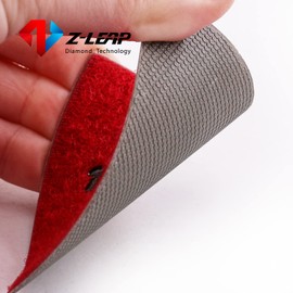 Z-LEAP Triangle Diamond Sandpaper Sheet Discs Sanding Pads for for Grinding Stone Glass Ceramic 3"(80mm) Mix Grit/4pcs