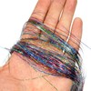 Hair Tinsel Kit Colorful Shiny Glitter Strands Portable Fairy Hair